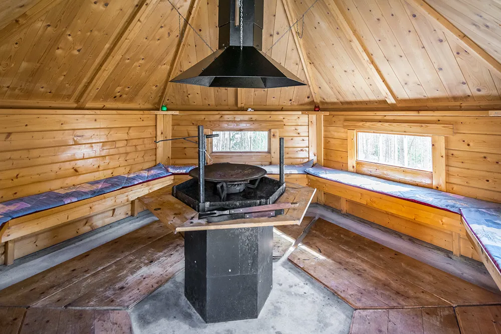 Lovely barbecue hut at Polaria cottage