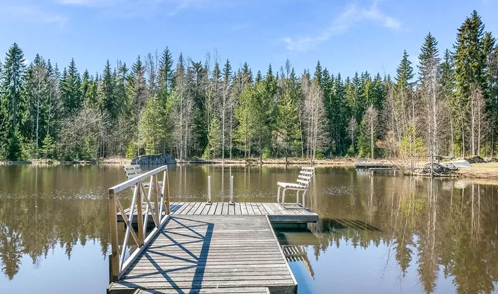 Pier at Polaria cottage