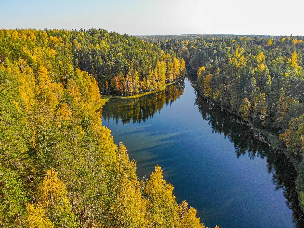 Autumn from the air