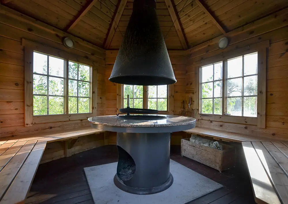 Barbecue hut at Tahko Hills