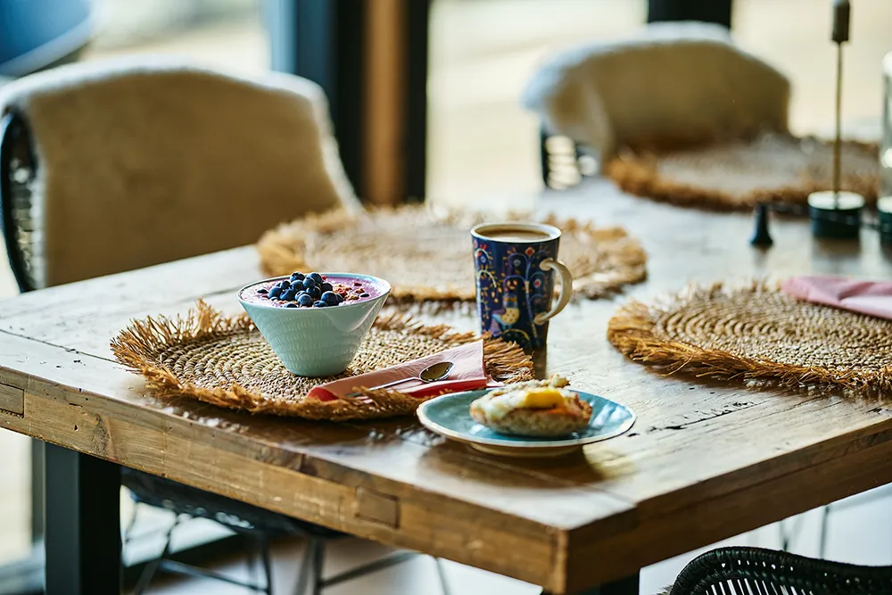 Enjoy a tasty breakfast in Villa Sifre