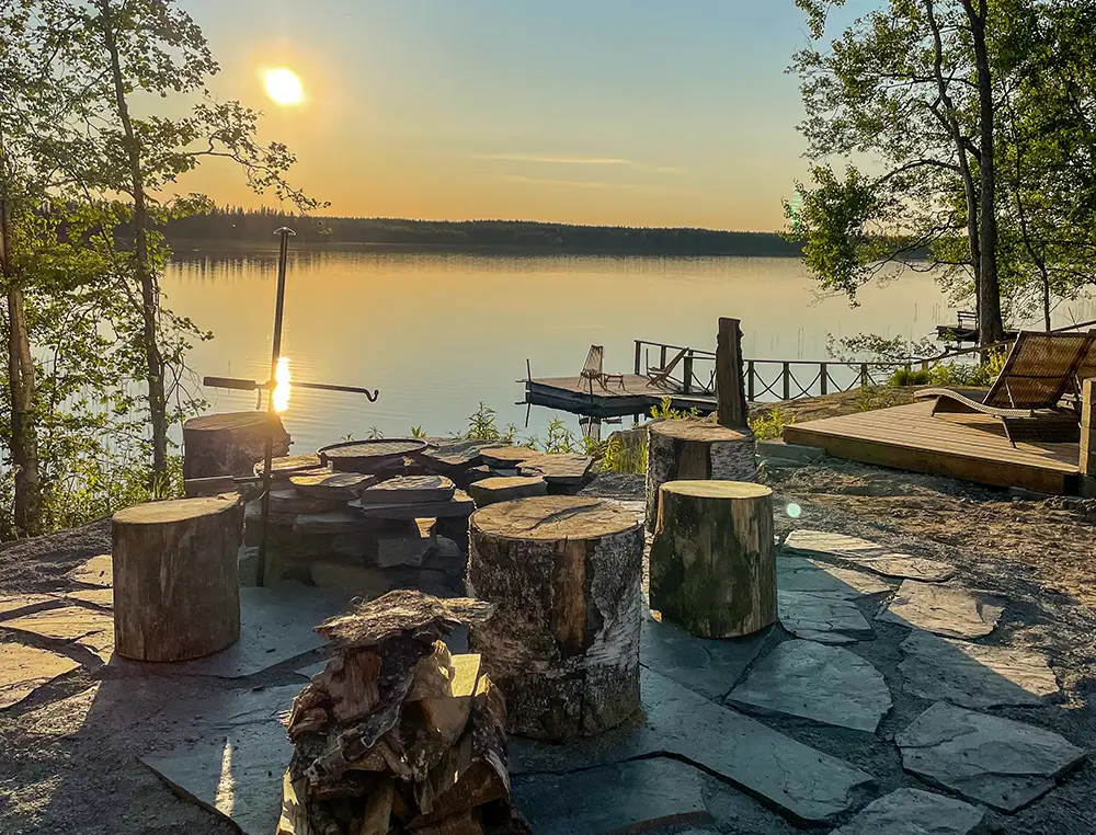 Lake shore at Wisaranta, Hartola